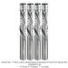 SOLID CARBIDE DOWN CUT 2-FL, 1/2" SH, 1/2" D, 1" CL, 3.0"OAL