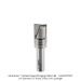 CARBIDE TIPPED PLUNGING TEMPLATE BIT, 2-FL, 3/4" D, 3/4" CL, 1/2" SH, 2-3/4"OAL