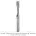 SOLID CARBIDE UP CUT VARIABLE HELIX 2-FL, 3/8" DIA, 2" CL, 3/8" SH, 4" OAL