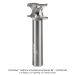 CARBIDE HEAD HALF-ROUND, 2-FL, 1/2" SH, 1/4" RAD, 1/2" OPENING