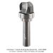 CARB HEAD BIG BOWL BIT, 3-FL, 1/2" SH, 1" DIA, 5/8" CL, 5/16" RAD, 2-7/8" OAL