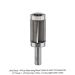 CARBIDE TIPPED ALTERNATING SHEAR TEMPLATE FLUSH TRIM BIT, 4-FLUTE, DUAL BEARING, 1/2"SH, 1-1/8"D, 2"CL, 4-1/4"OAL