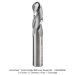 SOLID CARBIDE BALL NOSE 3-FL, 1/2" SH, 1/2" DIA, 1" CL, 3" OAL