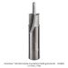 SOLID CARBIDE COUNTER BORE SLOTTING BIT, 2-FL, #8, 1/2" SH, 2-1/2" OAL