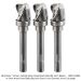 CARBIDE HEAD DEEP REACH BOWL BIT, 8mm SH, 16mm DIA, 3 FL, UP CUT, 16mm CL, 73mm OAL, 3-PC SET