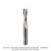 SOLID CARBIDE UP CUT VARIABLE HELIX 8mm SH, 8mm DIA, 25mm CL, 63mm OAL