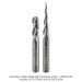 SOLID CARBIDE CNC CARVING SET C - 2PC