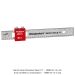 Bench Rule-Stainless Steel-12"-Inch  Graduations
