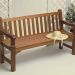 Woodsmith Redwood Garden Bench Standard Plan – 8.5” x 11” Print (Shipped to You)