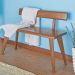 Woodsmith Mid-Century Hall Bench Standard Plan – 8.5” x 11” Print (Shipped to You)