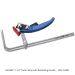 EHOMA 7-1/2" Track Clamp with Ratcheting Handle