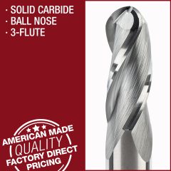 solid carbide ball nose router bits