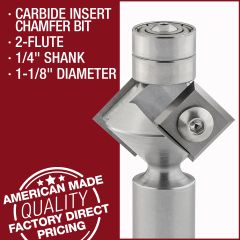 chamfer insert bit