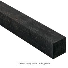 Genuine Gabon Ebony Wood Blanks
