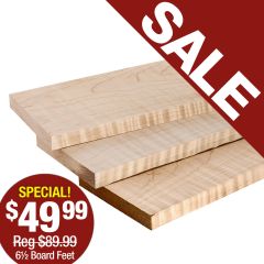 Curly Soft Maple Project Packs