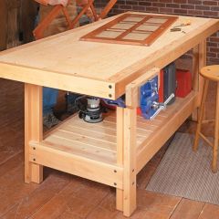 Woodsmith Torsion Box Workbench Standard Plan & Premium Shop Drawings