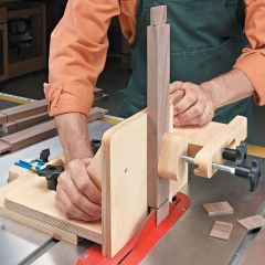  Woodsmith Adjustable Tenoning Jig Standard Plan & Premium Shop Drawings 
