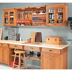 Woodsmith Modular One-Wall Workshop Standard Plan & Premium Shop Drawings 