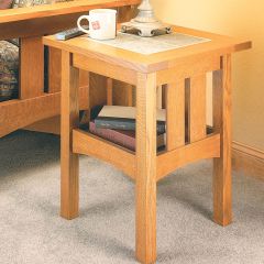 Woodsmith Tile-Top Craftsman Table Plan 