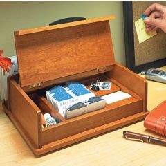 Woodsmith Desktop Message Center Plan  