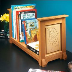 Woodsmith Chip-Carved Book Rack Plan 
