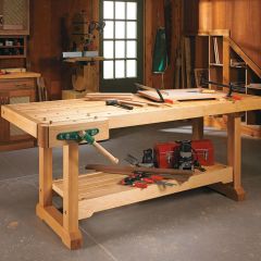 Woodsmith Traditional Workbench Standard Plan & Premium Shop Drawings 