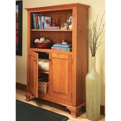 Woodsmith 3-in-1 Bookcase Standard Plan & Premium Shop Drawings 