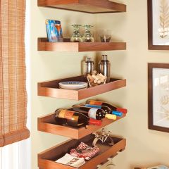 Woodsmith Hanging Wall Shelves Plan  