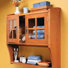 Woodsmith Craftsman Wall Cabinet Standard Plan & Premium Shop Drawings 
