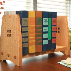 Woodsmith Craftsman-Style Book Rack Plan 