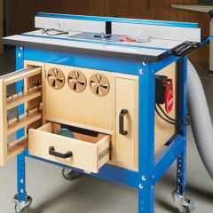Woodsmith Router Table Storage Cabinet Plan  