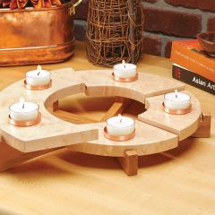 Woodsmith Tealight Candle Centerpiece Plan