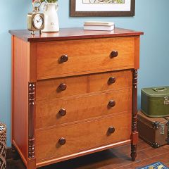 Woodsmith Empire Chest-Of-Drawers Standard Plan & Premium Shop Drawings 