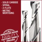 solid carbide spiral metric mortising router bits